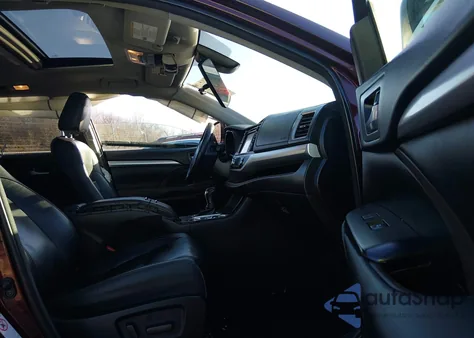 2018 Toyota Highlander Xle из США, поврежденный, VIN 5TDJZRFHXJS900267